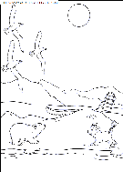 coloriage heros plume ours polaire