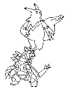 coloriage heros pokemon