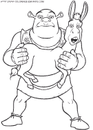 coloriage shrek