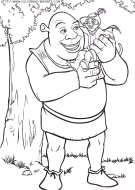 coloriage heros shrek 2