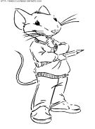 coloriage heros stuart little