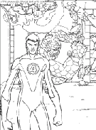 coloriage les 4 fantastiques mr fantastic