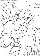 coloriage les tortues ninja leonardo