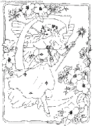 coloriage alphabet fee lettre c