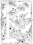 coloriage alphabet fee lettre k