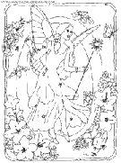 coloriage alphabet fee lettre o