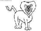 coloriage lions