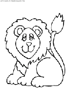 coloriage lions