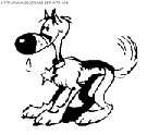 coloriage lucky luke le chien rantanplan en sheriff