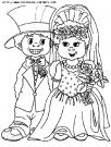 coloriage mariage