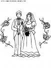 coloriage mariage