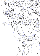 coloriage nature arc en ciel