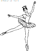 coloriage nature danseuses