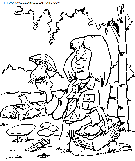 coloriage nature scouts