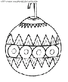 coloriage noel une boule