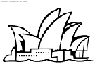 coloriage opera de sydney