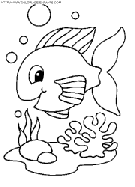 coloriage poissons