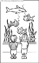 coloriage poissons