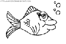 coloriage poissons