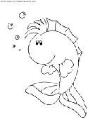 coloriage poissons