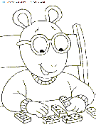 coloriage serie tv arthur