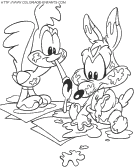 coloriage baby looney tunes