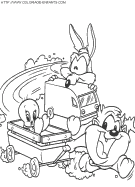 coloriage baby looney tunes