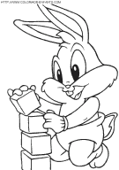 coloriage baby looney tunes