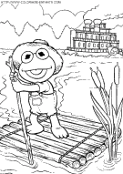 coloriage baby muppets