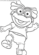 coloriage baby muppets