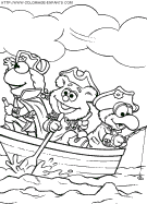 coloriage baby muppets