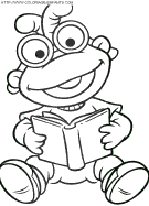 coloriage baby muppets