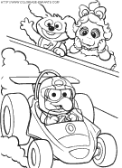 coloriage baby muppets