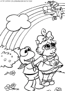 coloriage baby muppets