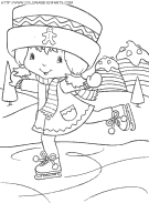 coloriage charlotte aux fraises