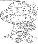 coloriage charlotte aux fraises