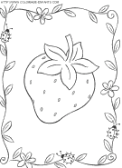 coloriage charlotte aux fraises