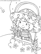 coloriage charlotte aux fraises