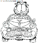 coloriage serie tv garfield