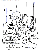 coloriage serie tv garfield