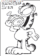 coloriage serie tv garfield