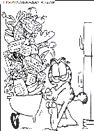 coloriage serie tv garfield