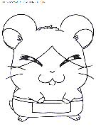 coloriage serie tv hamtaro