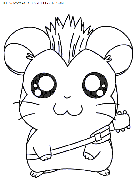 coloriage serie tv hamtaro