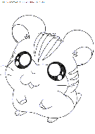 coloriage serie tv hamtaro