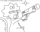 coloriage simpsons