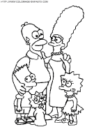 coloriage simpsons