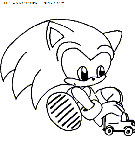 coloriage serie tv sonic