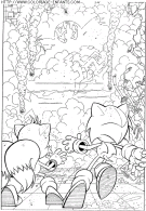 coloriage serie tv sonic le herisson