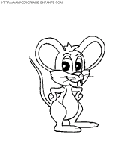 coloriage souris